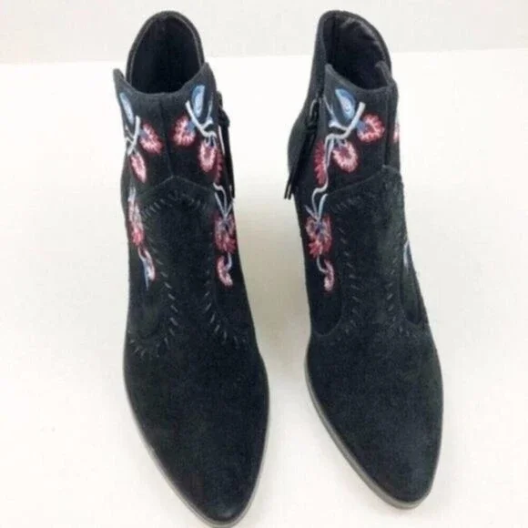 REBECCA MINKOFF Lulu Flower Embroidery Ankle Boot  - Picture 3 of 6